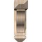 Ekena Millwork Funston Arts and Crafts Smooth Bracket w/ Offset Brace, Douglas Fir, 5 1/2"W x 18"D x 18"H BKT0604X18X18FST03SDF - alternate 2